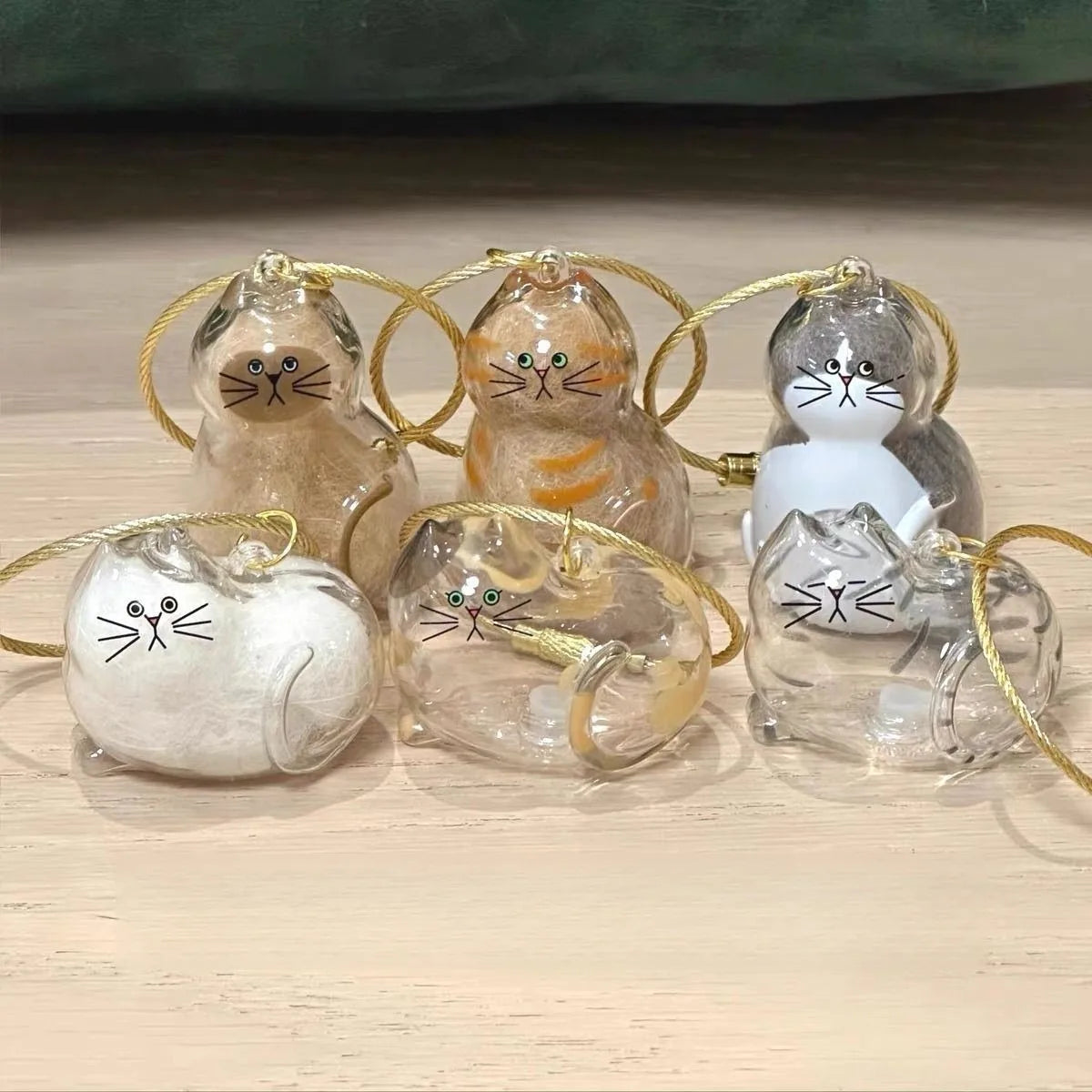 Ginger Cat Keychain Pendant