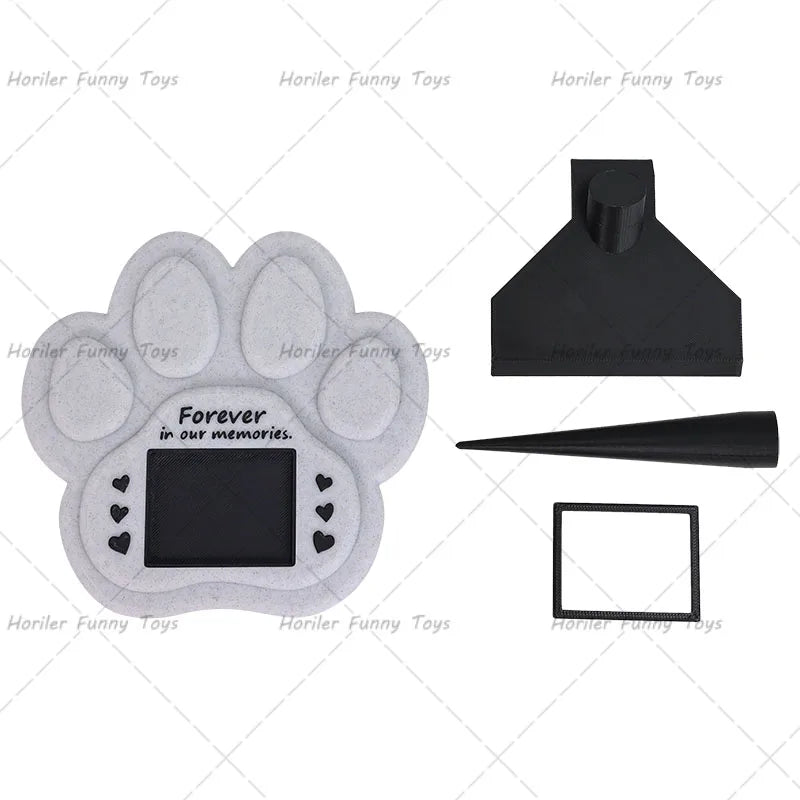 Paw Printing Pet Memorial Plaque