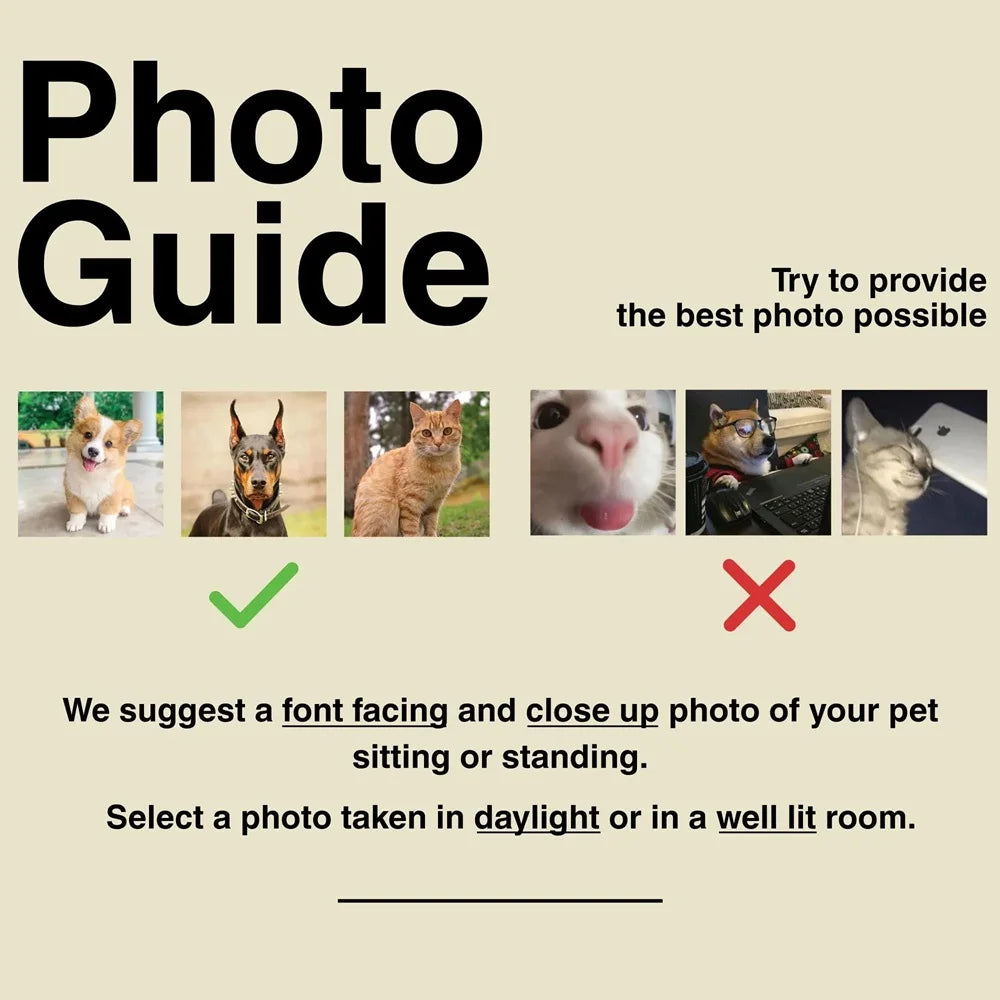 Custom Dog Paw Shaped LED Light