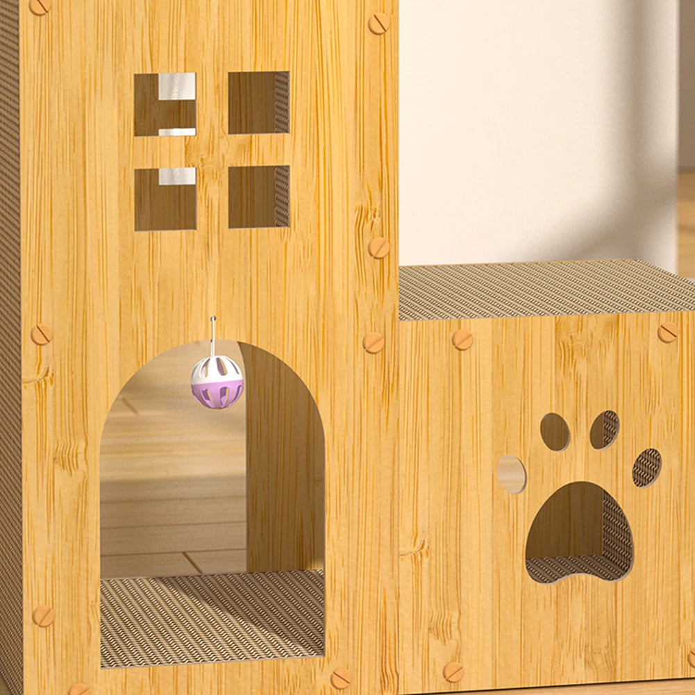 Funny Cat Scratcher House