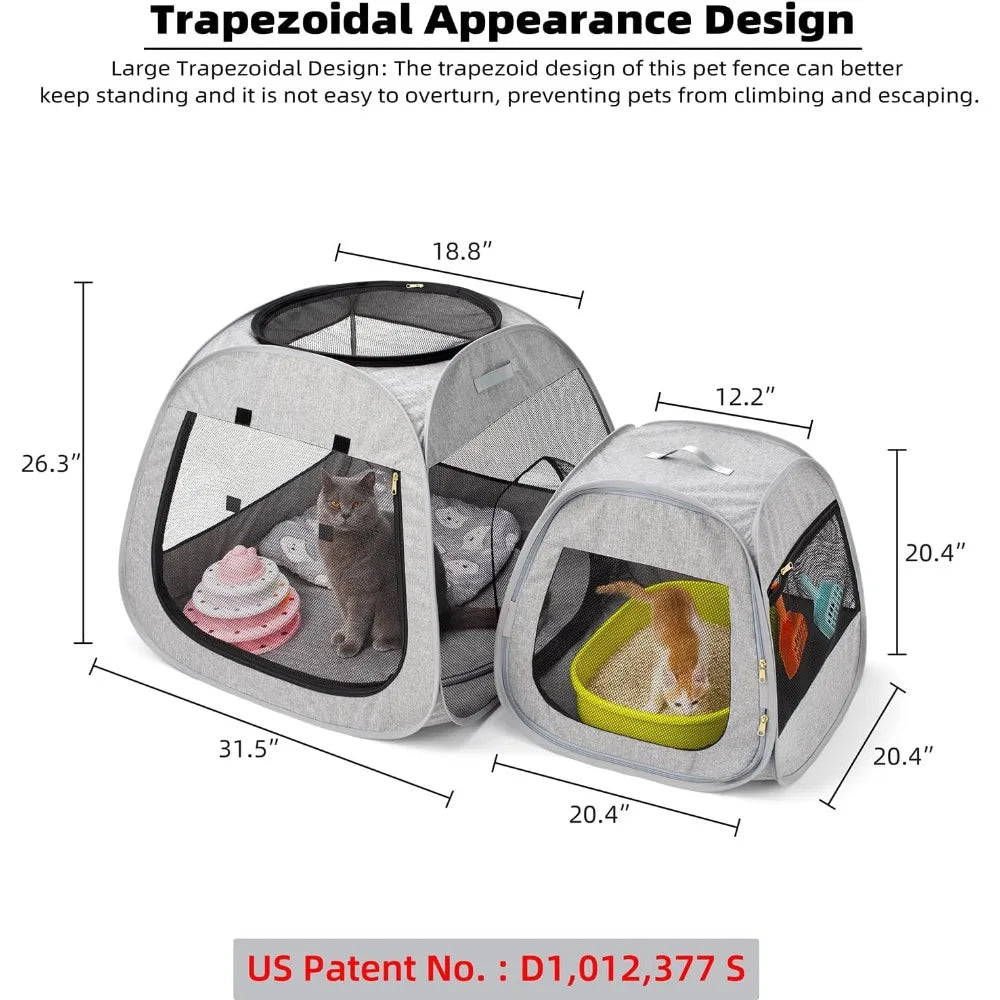 Portable Cat Playpen