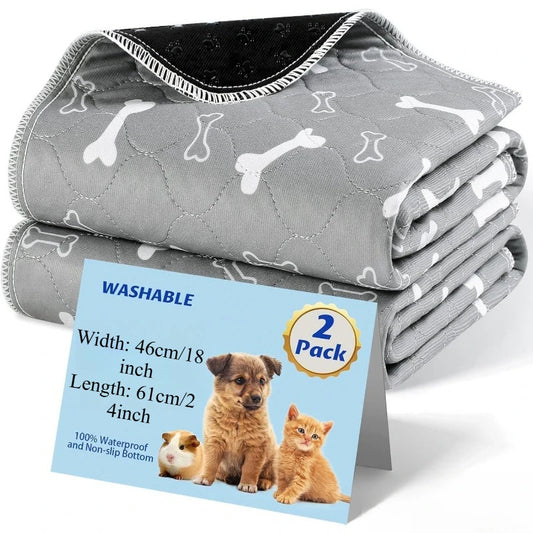 2 packs of reusable dog pads