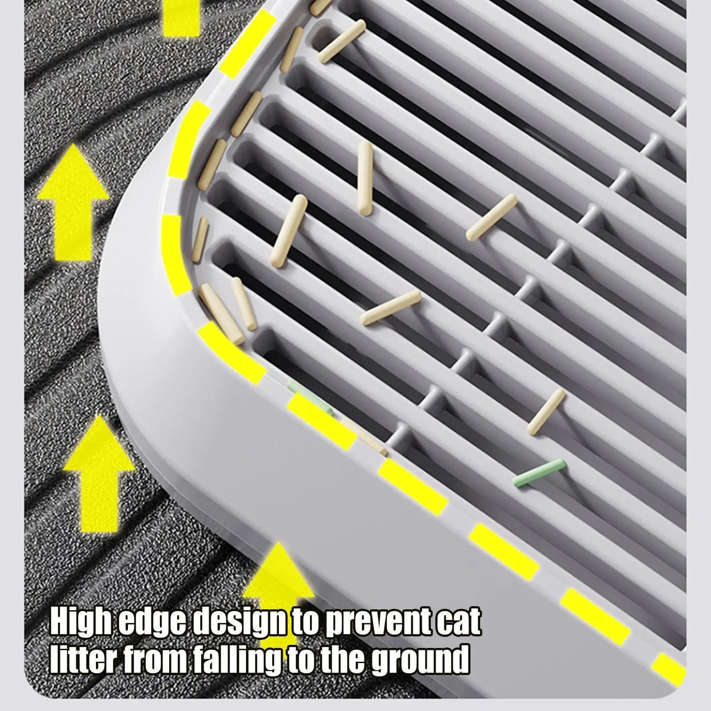 Litter Box Step Cat Litter Catcher Ramp