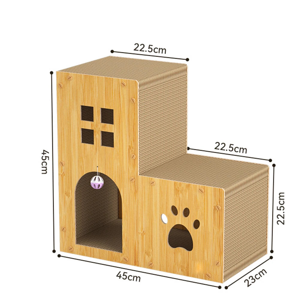 Funny Cat Scratcher House