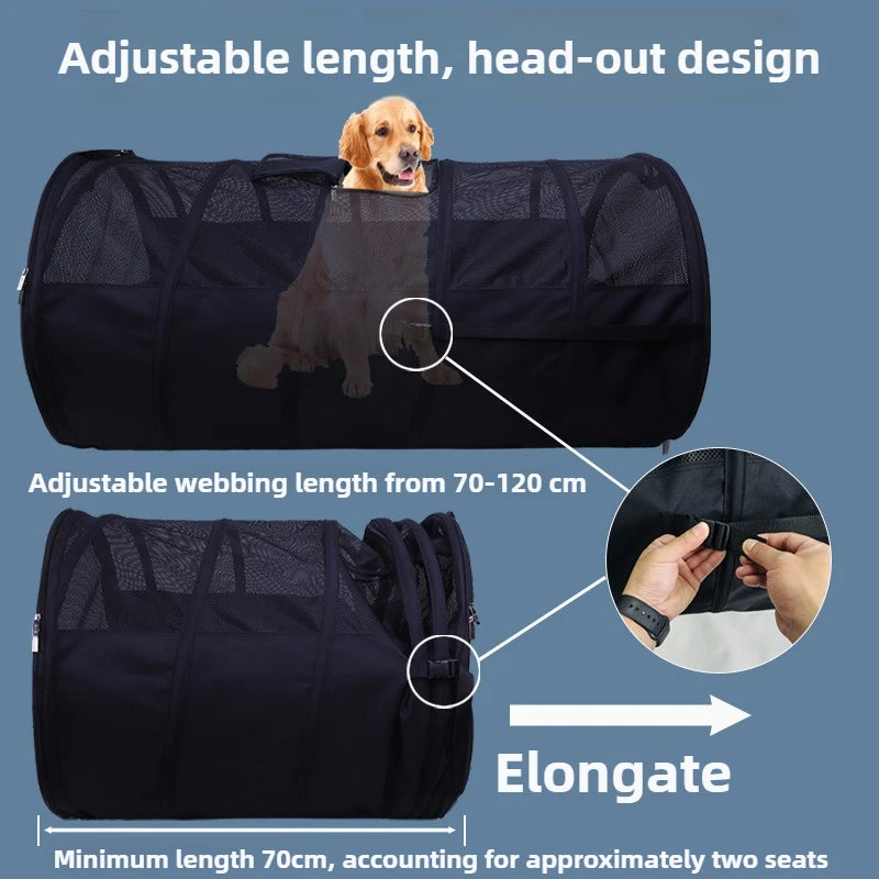 Foldable Car Mounted Dog Carriers Cage