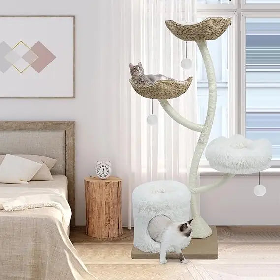 Tall Cat Tree Tower for Indoor Cats