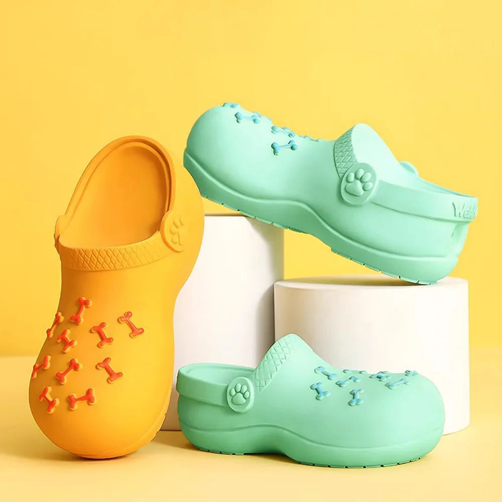 Dog Squeaky Latex Slipper Toy,