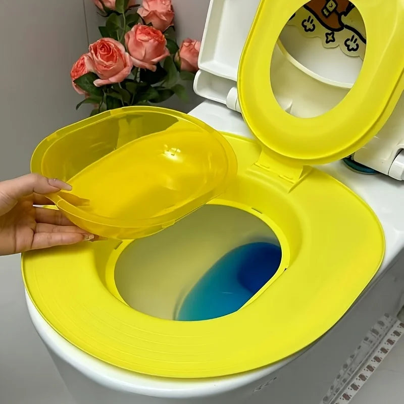 Easy-to-clean cat toilet training seat