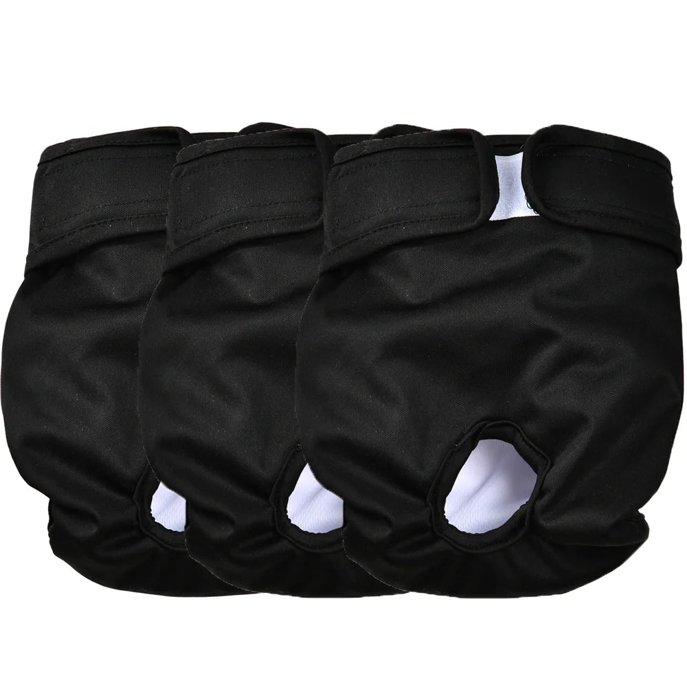 3Pcs Washable Female Dog Diapers