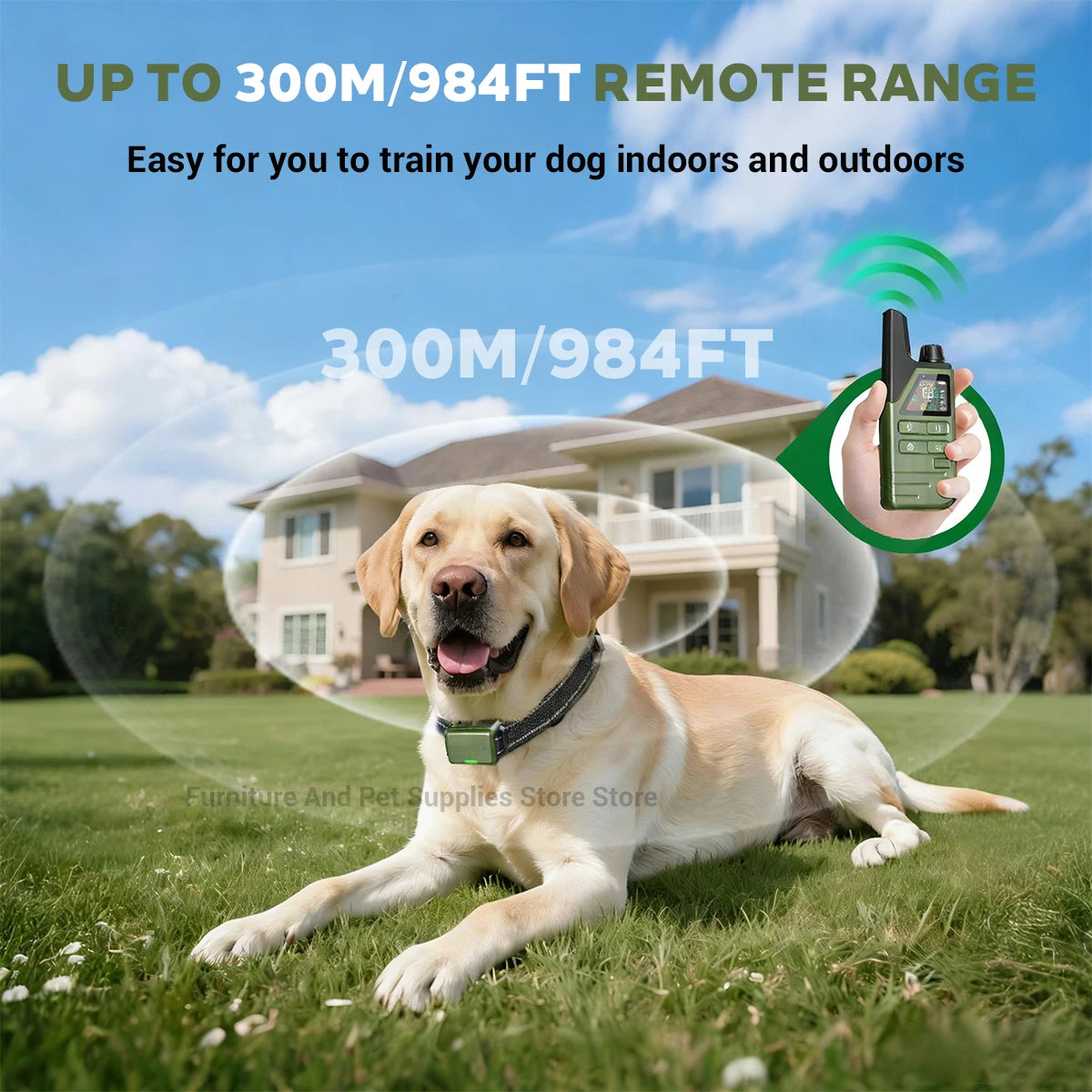 984Ft/300M Electric Dog Training Collar