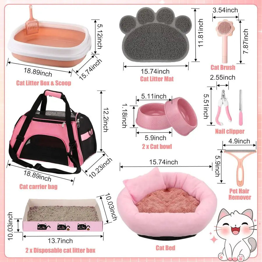 Pcs Kitten Starter Kit for Indoor Cats