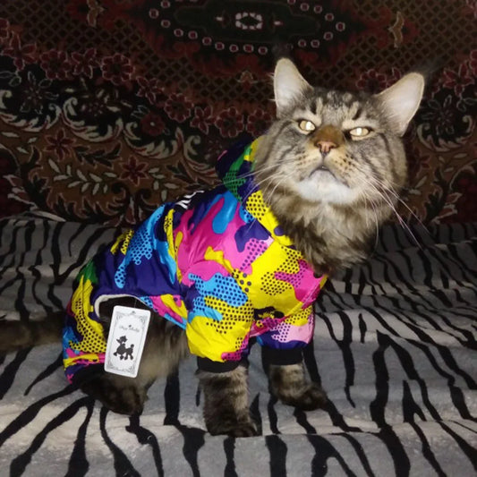 Camouflage Pet Snowsuit Waterproof