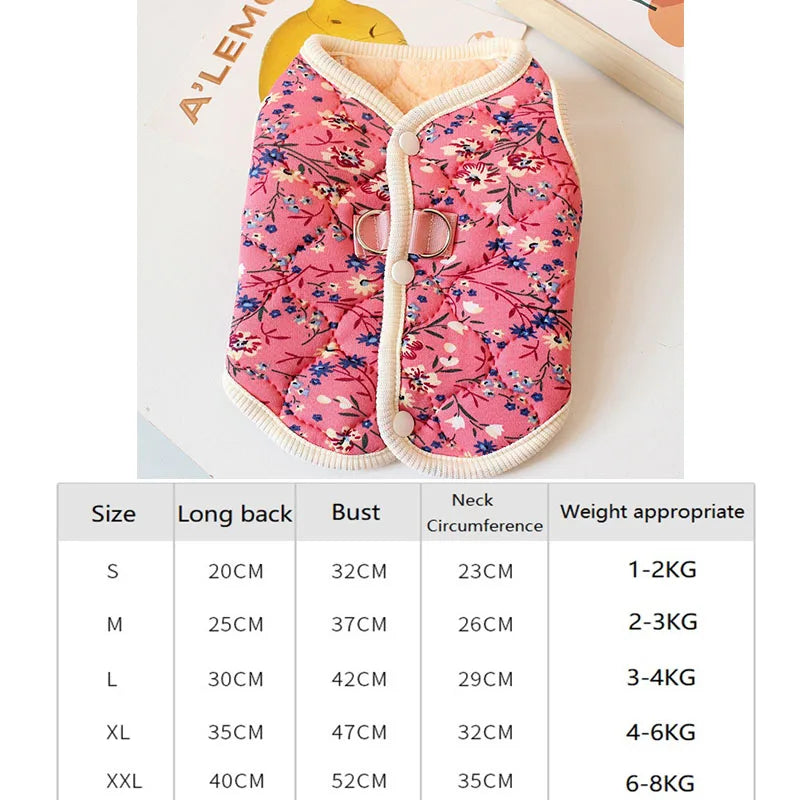 Puppy Floral Vest Pet