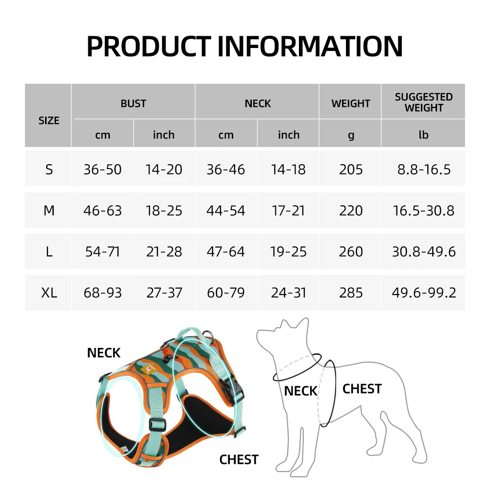 Medium Large Dog Harnesses Collar