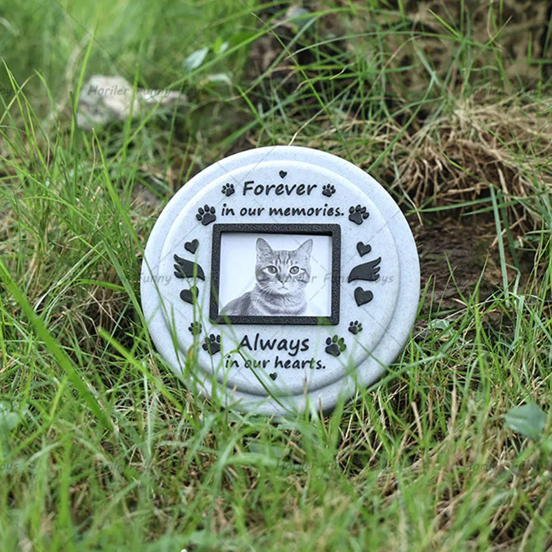 Paw Printing Pet Memorial Plaque
