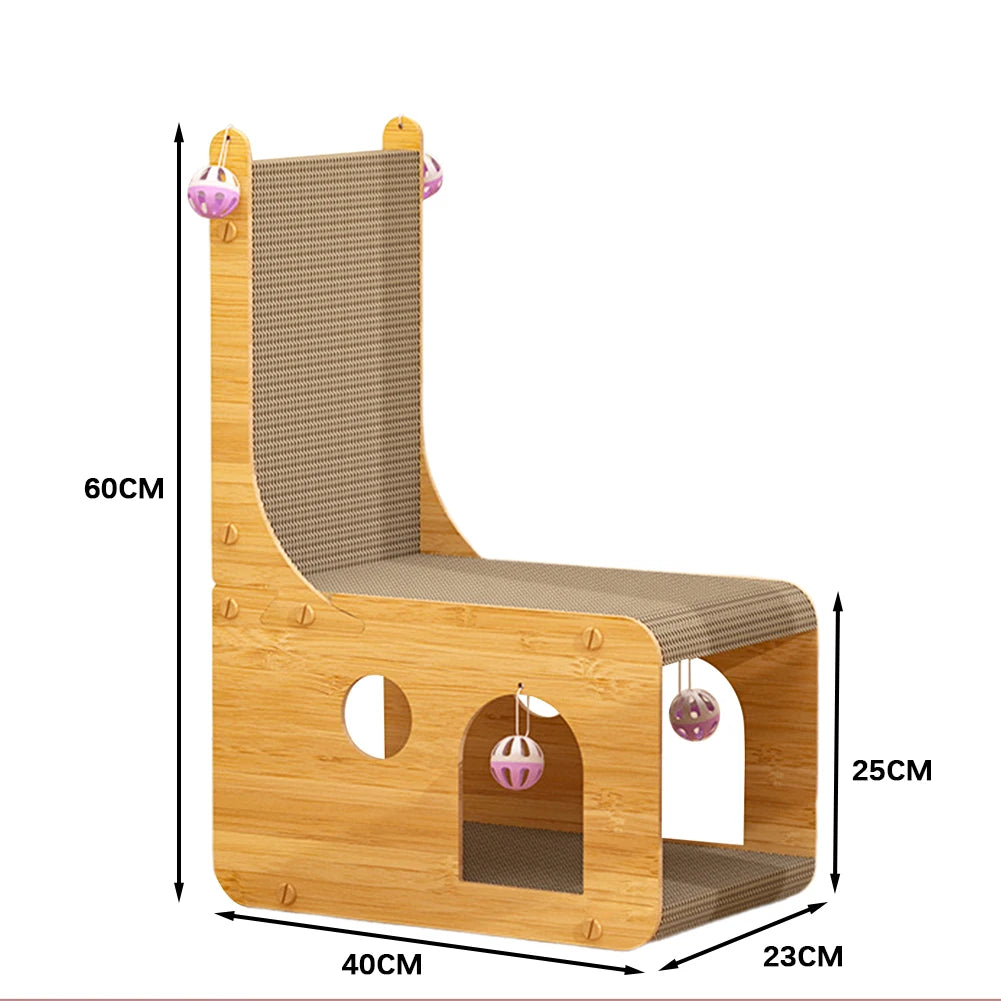 Funny Cat Scratcher House