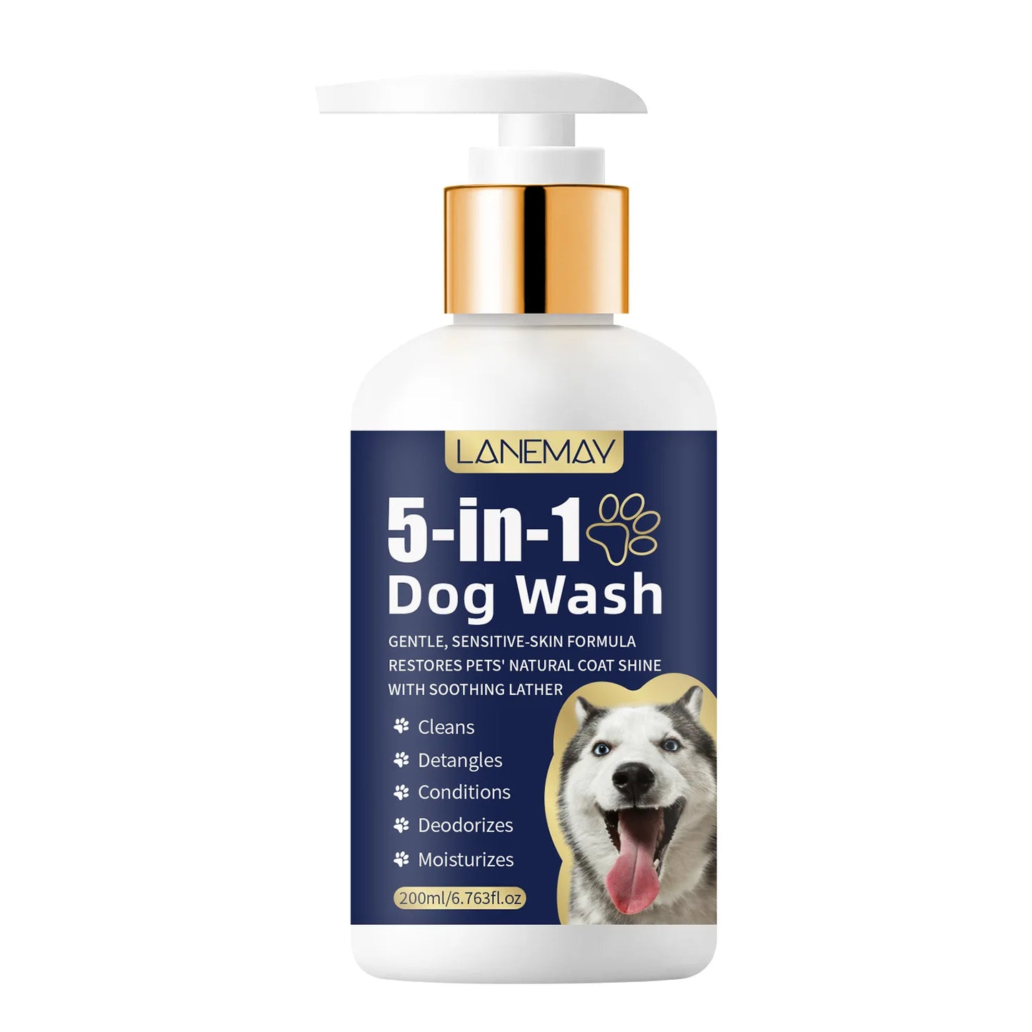 Pet skin and hair shampoo