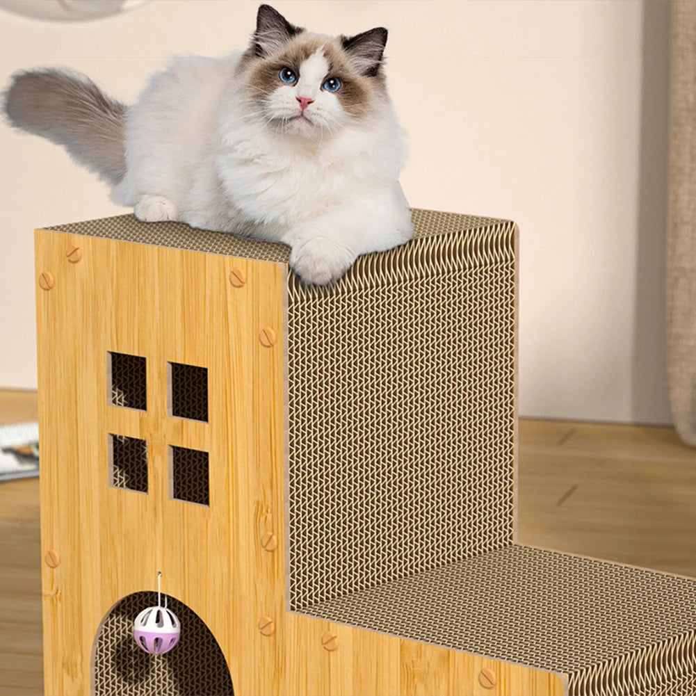 Funny Cat Scratcher House