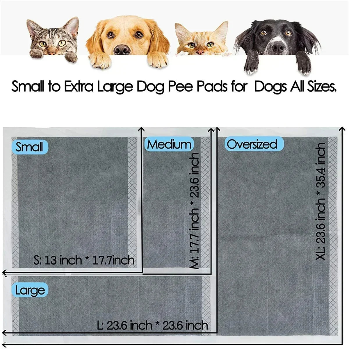 Eco-Friendly Bamboo Charcoal Puppy Pads-