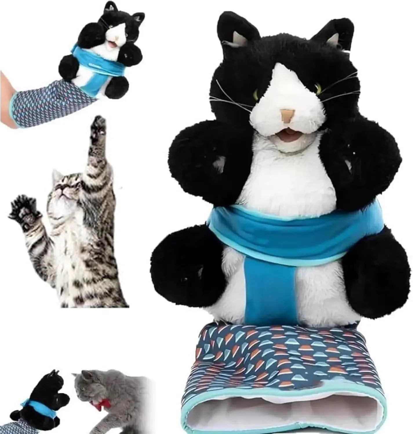 Cat Pet Toy Gloves Interactive