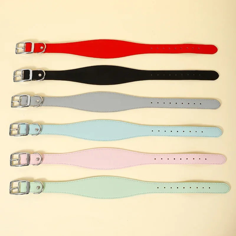 PU Pet Collar Adjustable Dog Collar