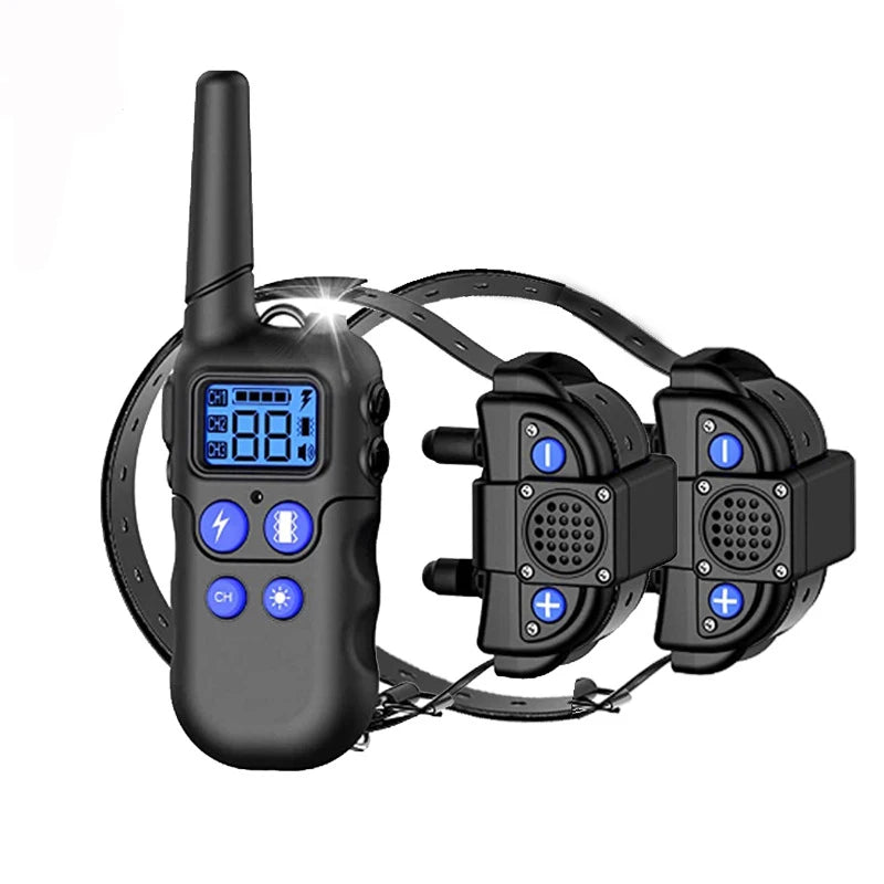 2000m Walkie-Talkie Pet Dog Training Collar