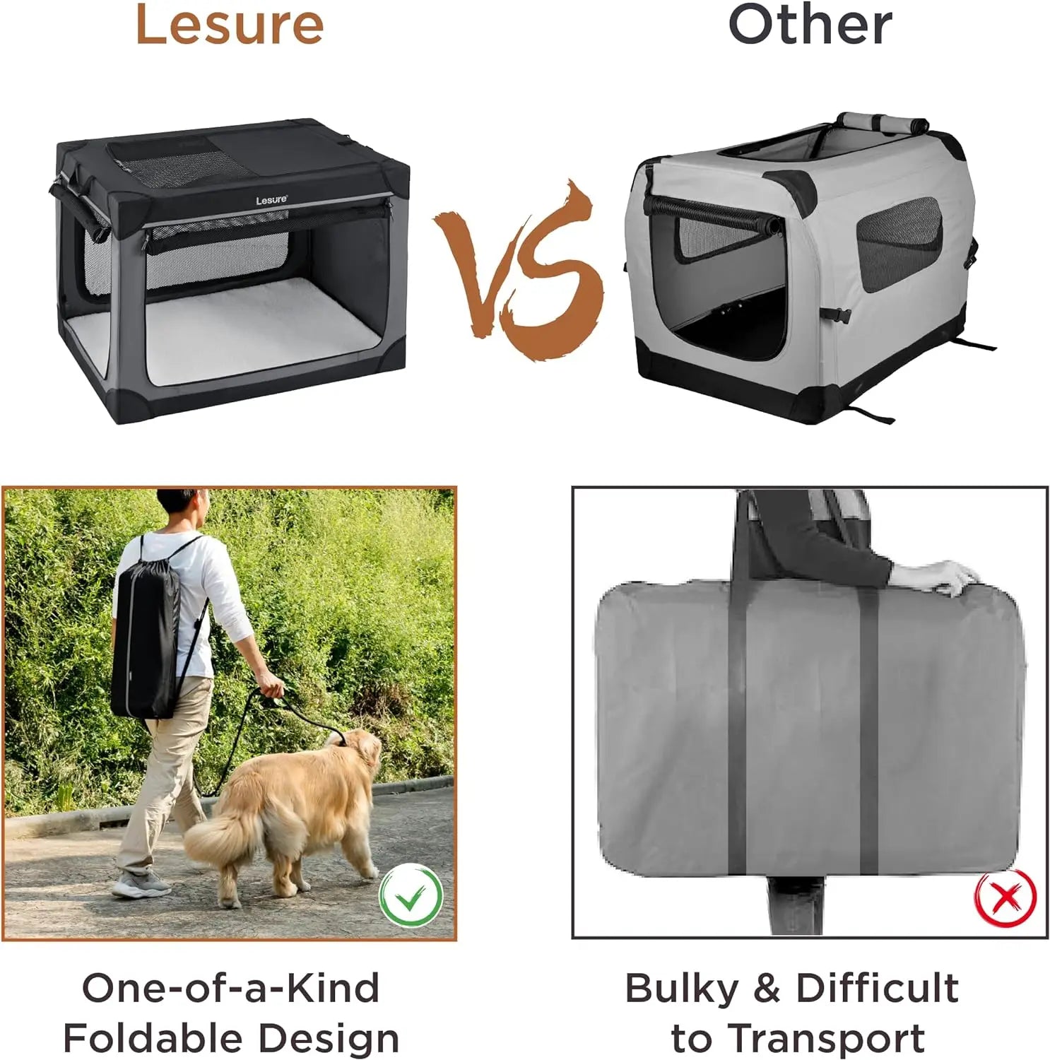 Soft Collapsible Dog Crate