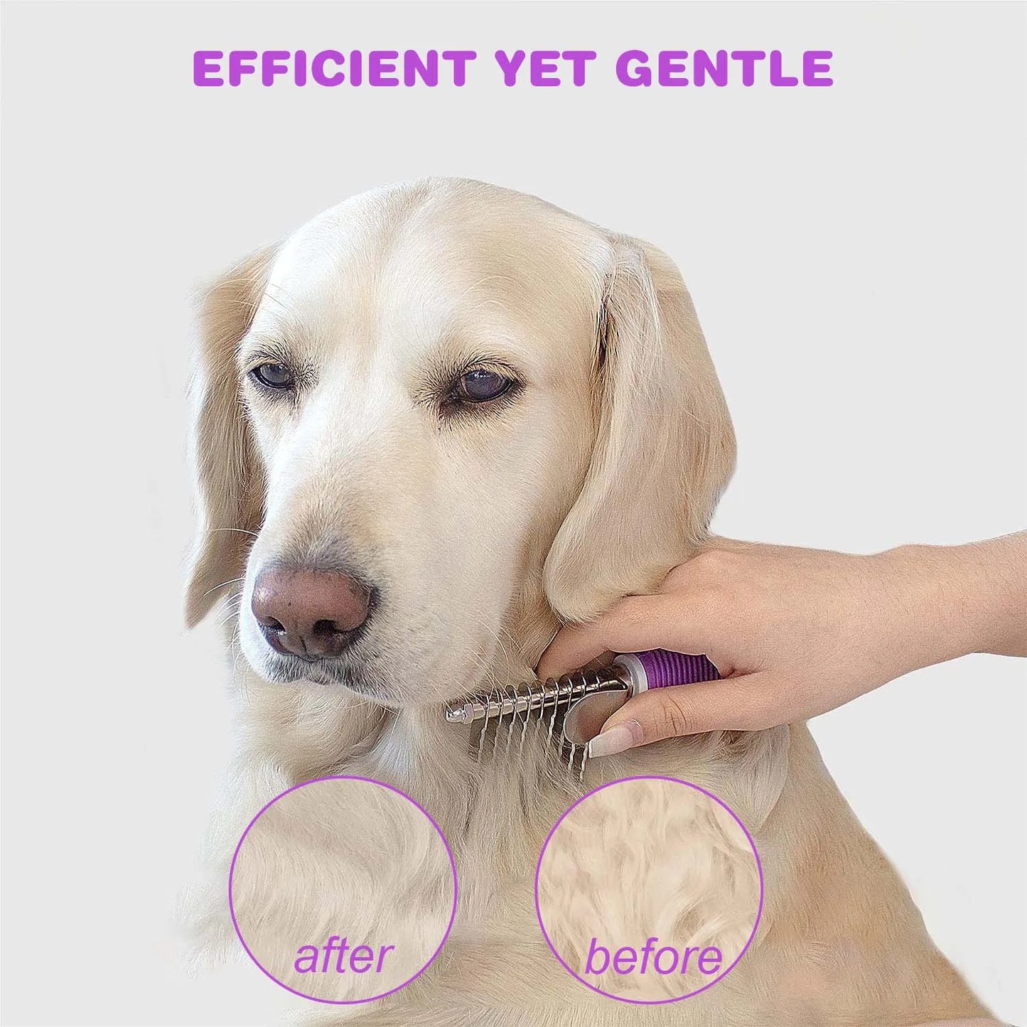Pet Dematting Fur Rake