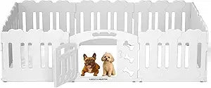 Dog Playpen with Door, 24 H,