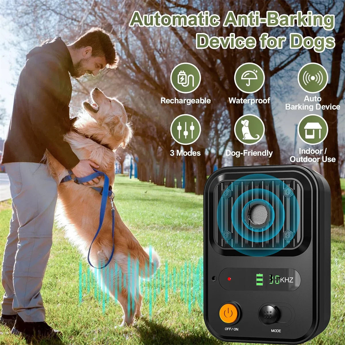 3 Modes Anti Bark Device