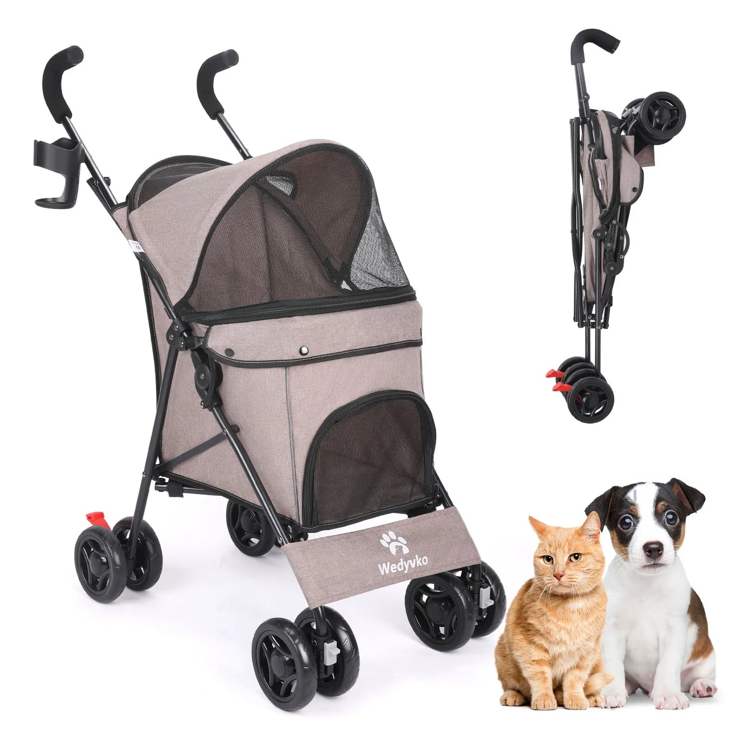 Wedyvko Pet Dog Stroller