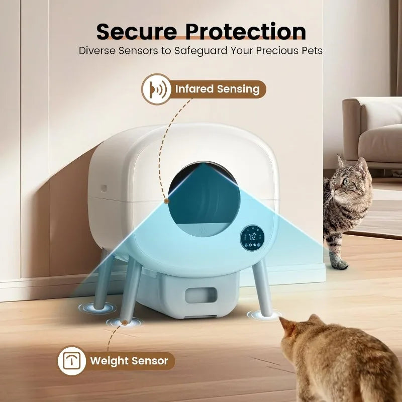 Extra Large Automatic Litter Box Self Cleaning