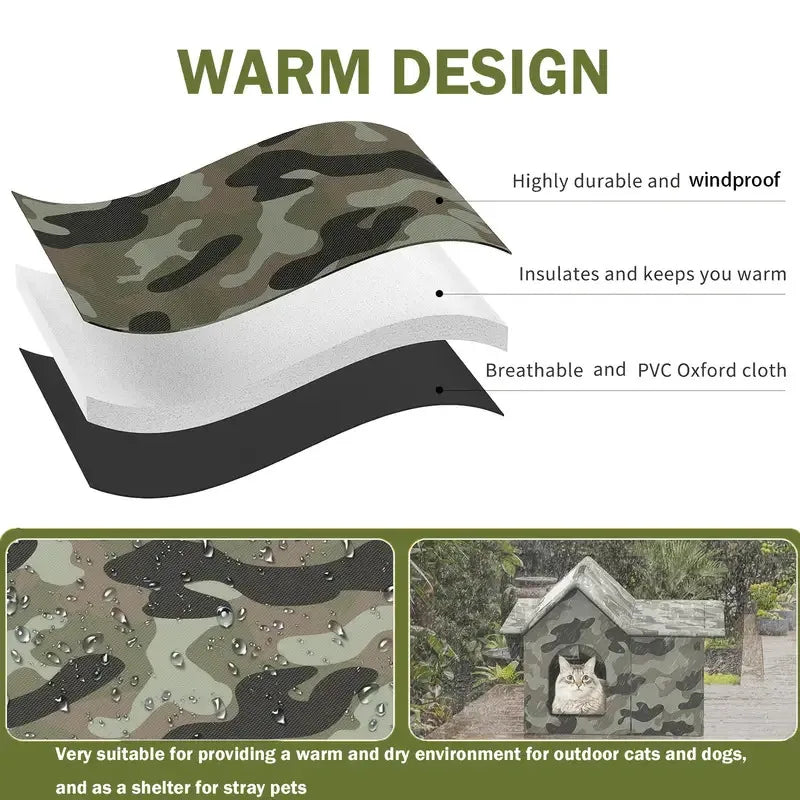 Oxford Cloth Cat House