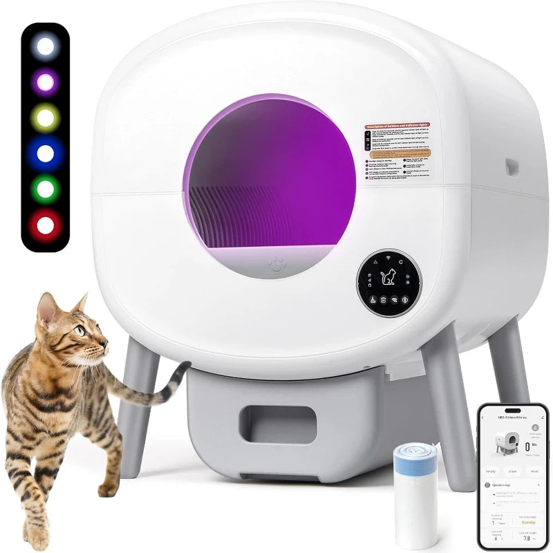 Extra Large Automatic Litter Box Self Cleaning