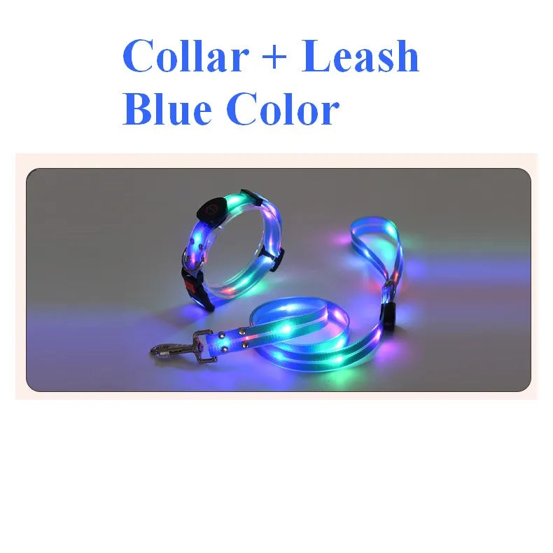Pet Dog LED Light UP Leash