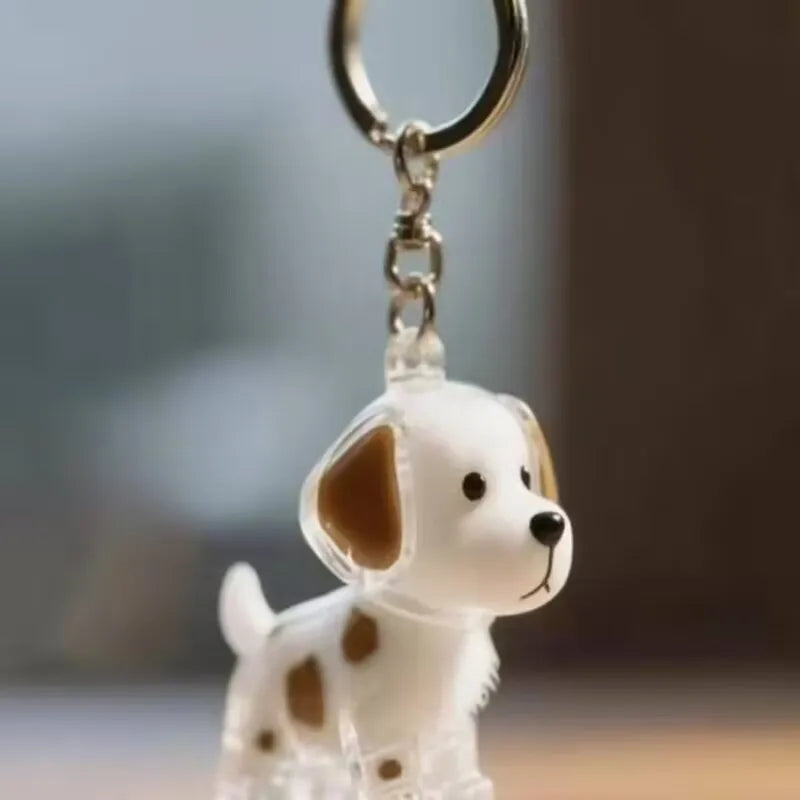 Clear dog Pet Hair Memorial Capsule