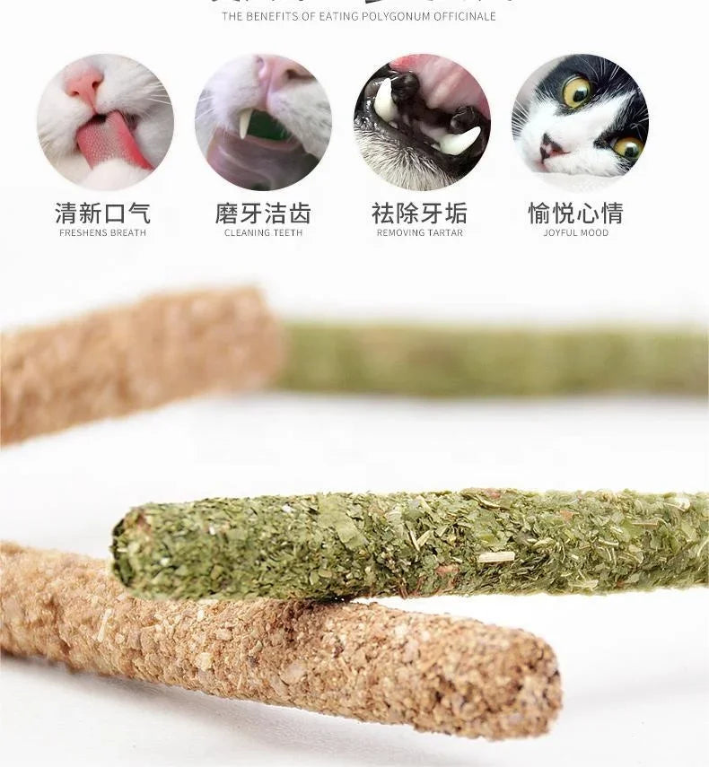 6pcs Natural Matatabi Cat Stick Mint