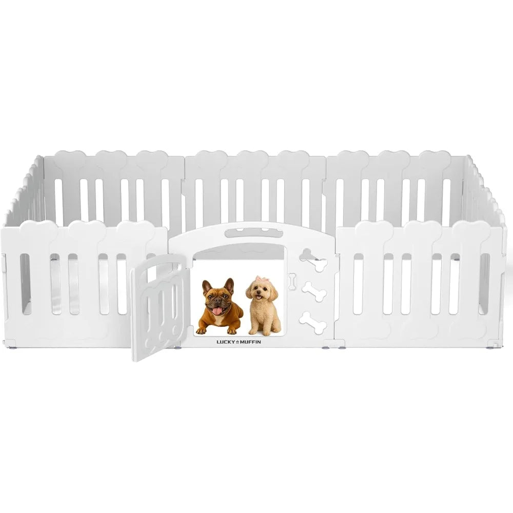Dog Playpen with Door, 24 H,