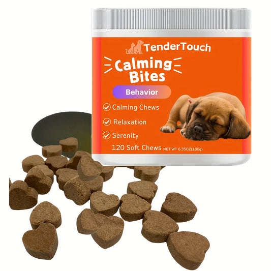 360 Chews - 3 Pack(3 x 180g/6.35oz) 540g/19.1oz - TenderTouch Calming for Dogs - Help Natural Dog Anxiety  for Everyday Stress
