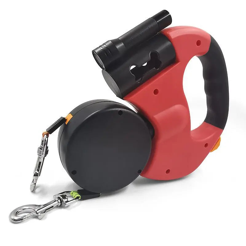 Auto Retractable Double-Ended Dog Leash