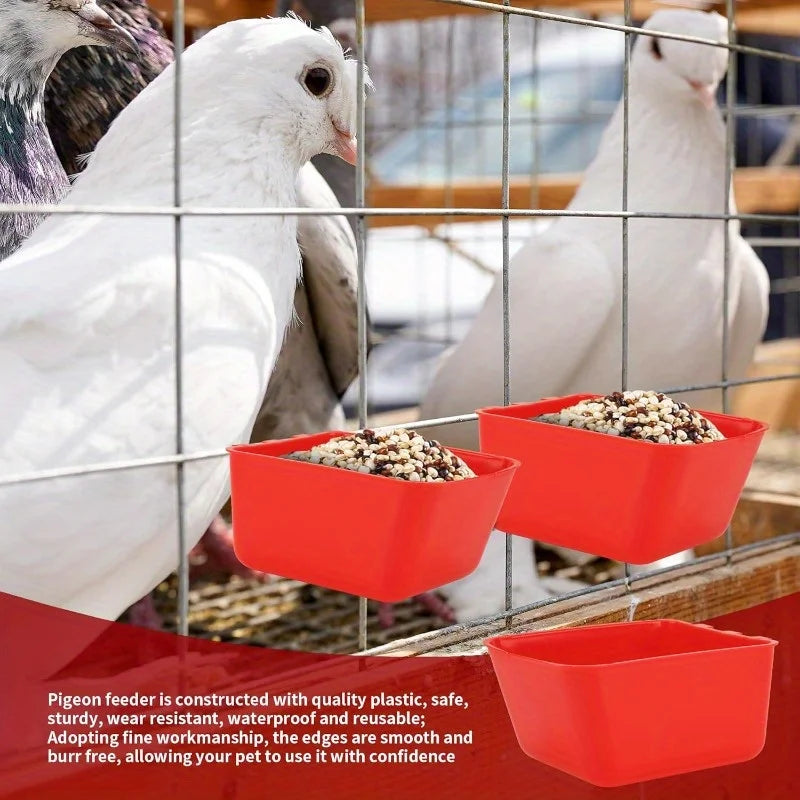 10 cage cup chicken feeding cups
