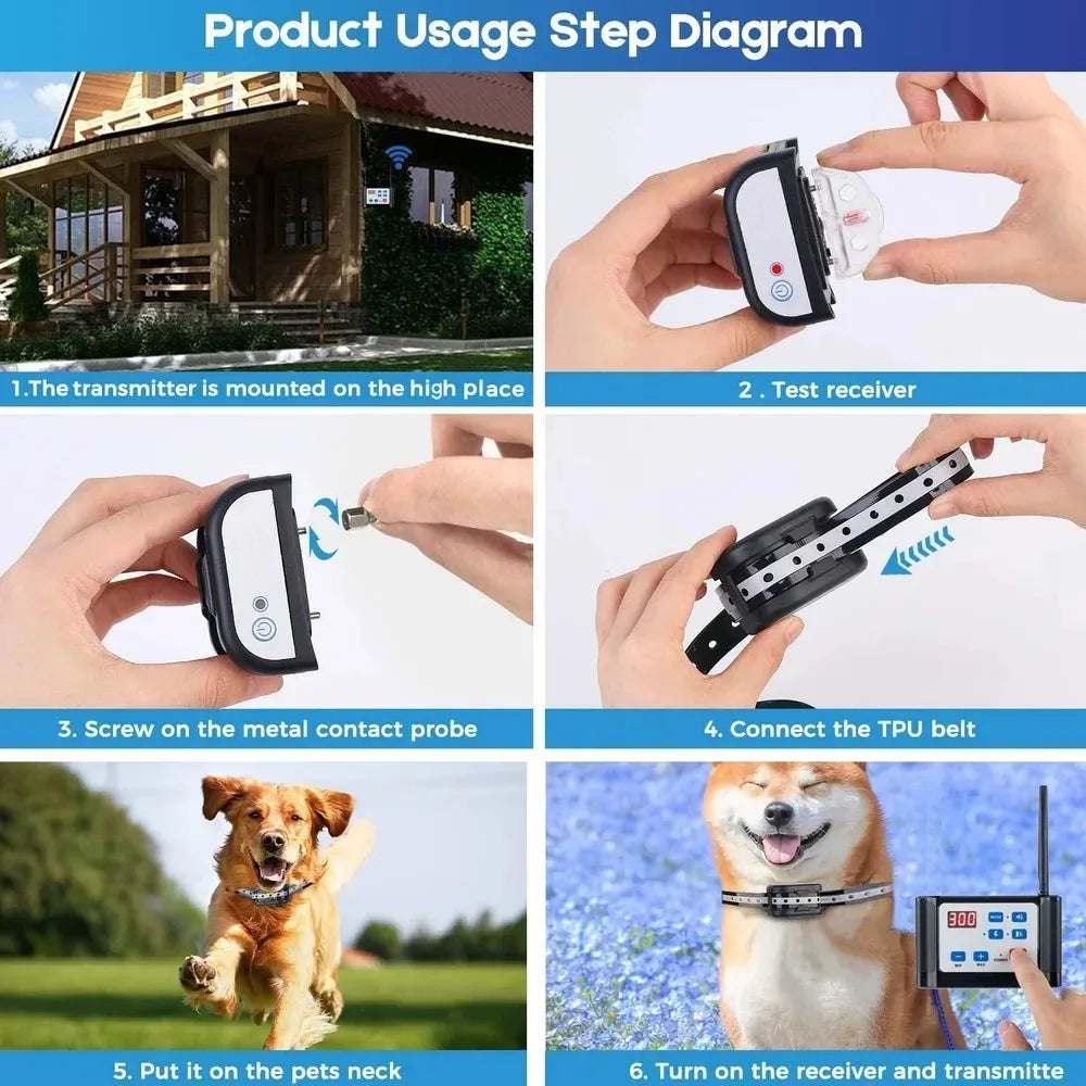 2 In 1 Pet Dog Wireless Fence