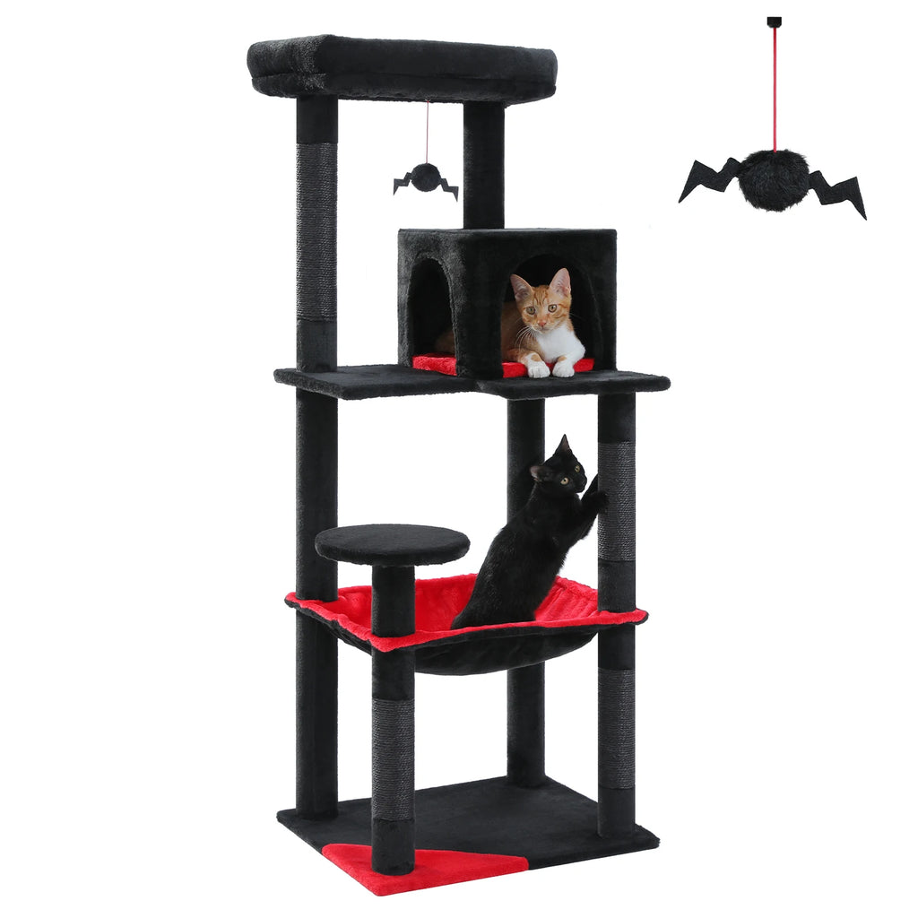 Gothic Cat Tree for Indoor Cats,
