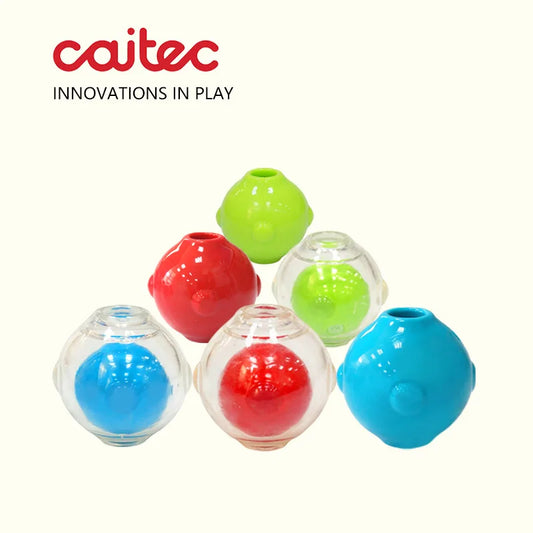 CAITEC Dog Toy Amazing Squeaker Ball