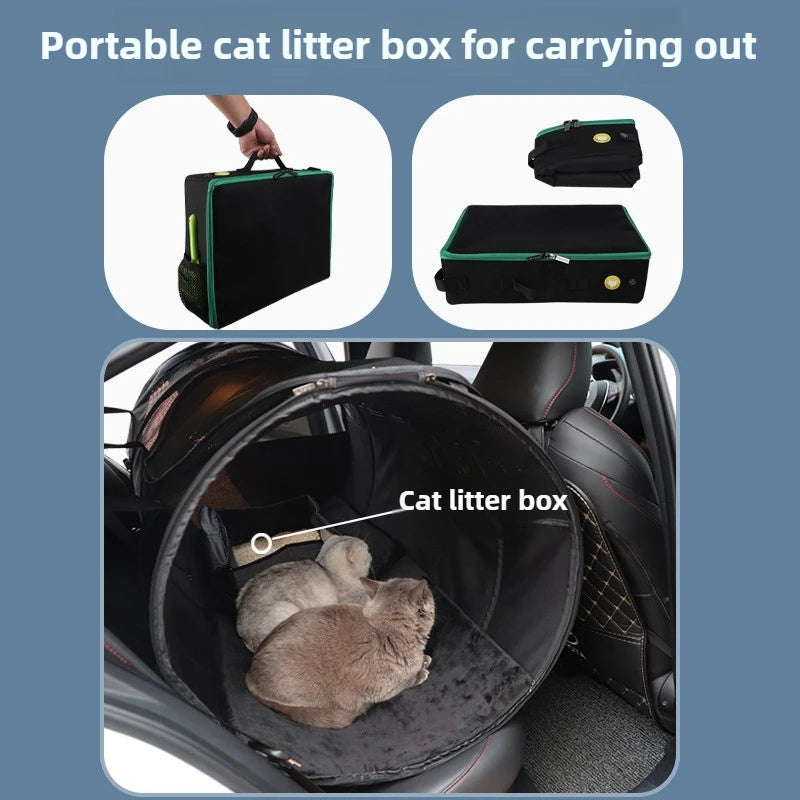 Foldable Car Mounted Dog Carriers Cage