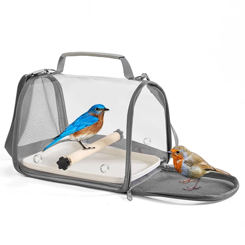 Portable Bird Travel Bag With Stand