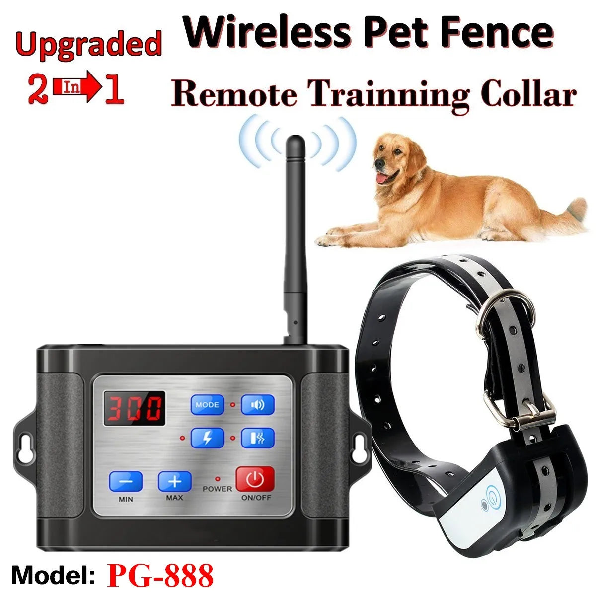 2 In 1 Pet Dog Wireless Fence