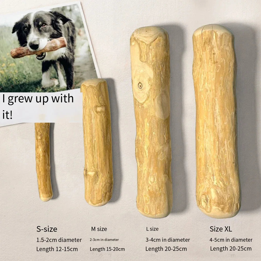 FZCSPEED Coffee Wooden Dog Chew Toy