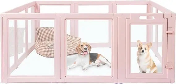 Clear Acrylic Dog Playpen House