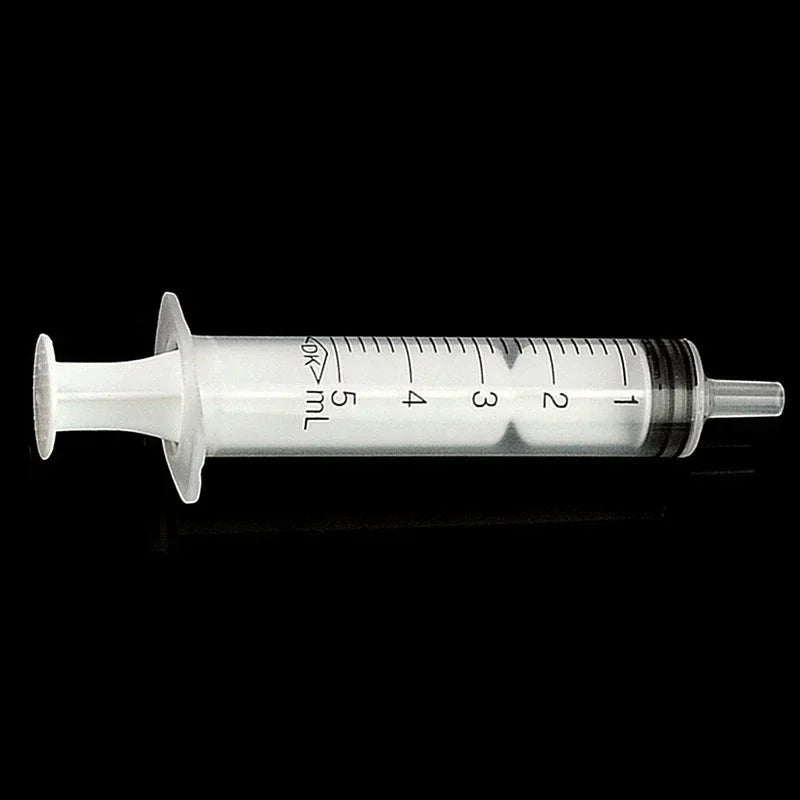 10pcs Disposable Plastic 5ml Injector Syringe